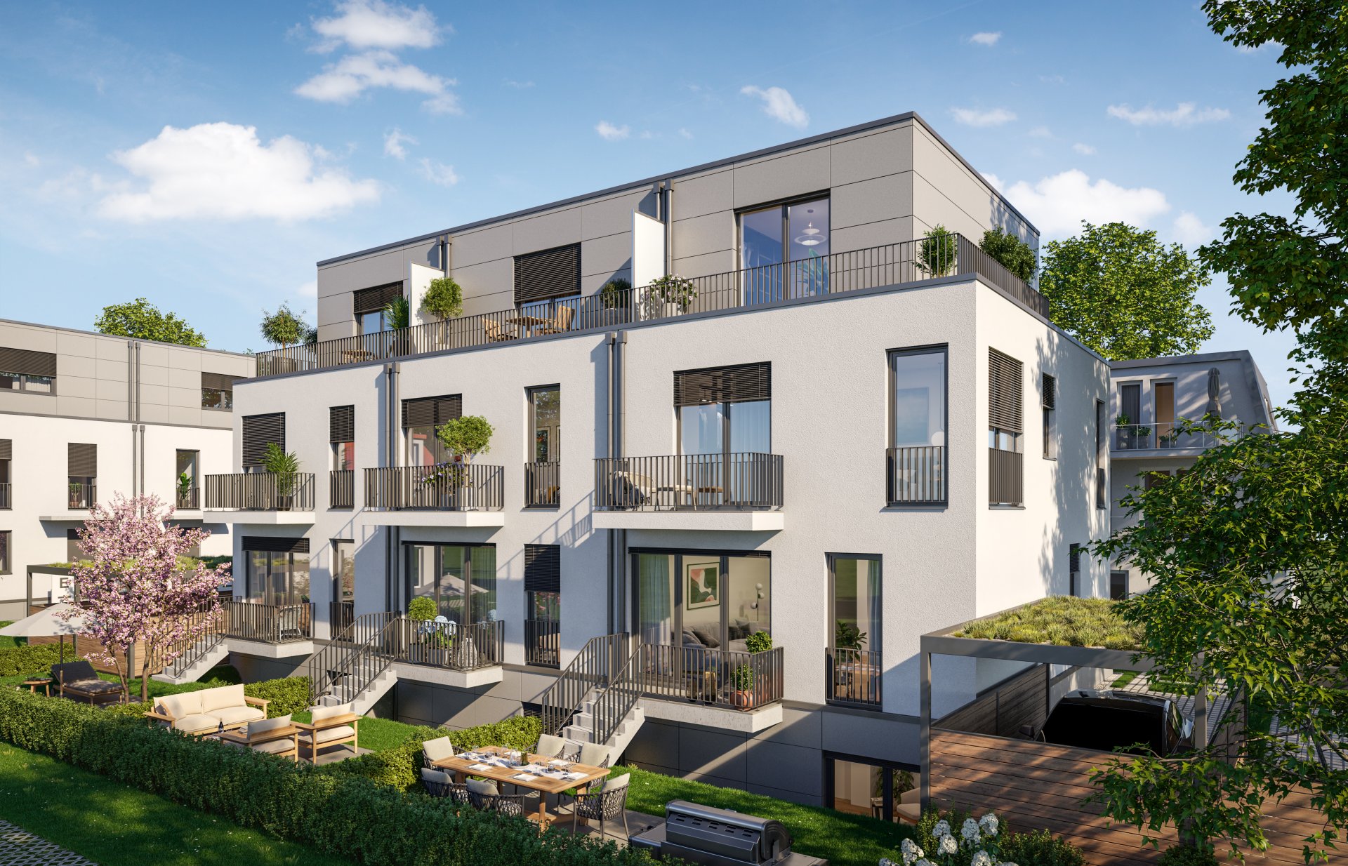 Hochwertiges Neubauprojekt- Doppelhaushlften und Townhouses in Kleinmachnow